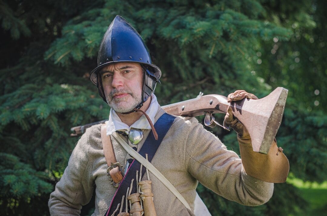 actor in historical costume