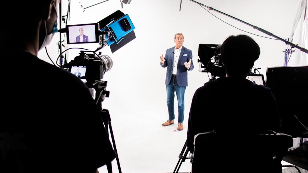 tv presenter hosting show