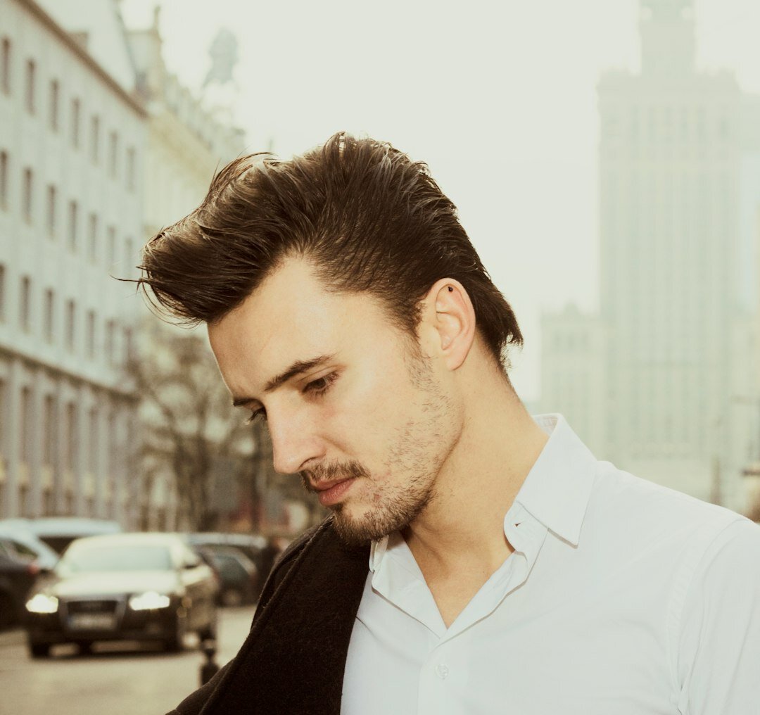 Professional portrait of a Polish male entertainment journalist
